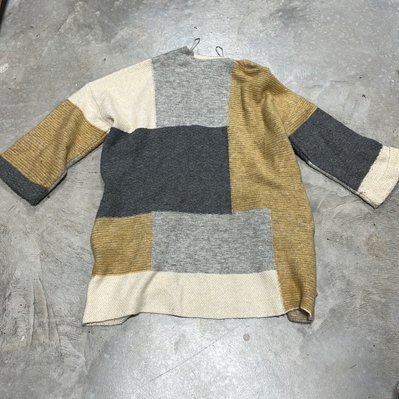 Top shop‎ tan n grey cardigan /Size 2x /S-52 - Picture 4 of 5